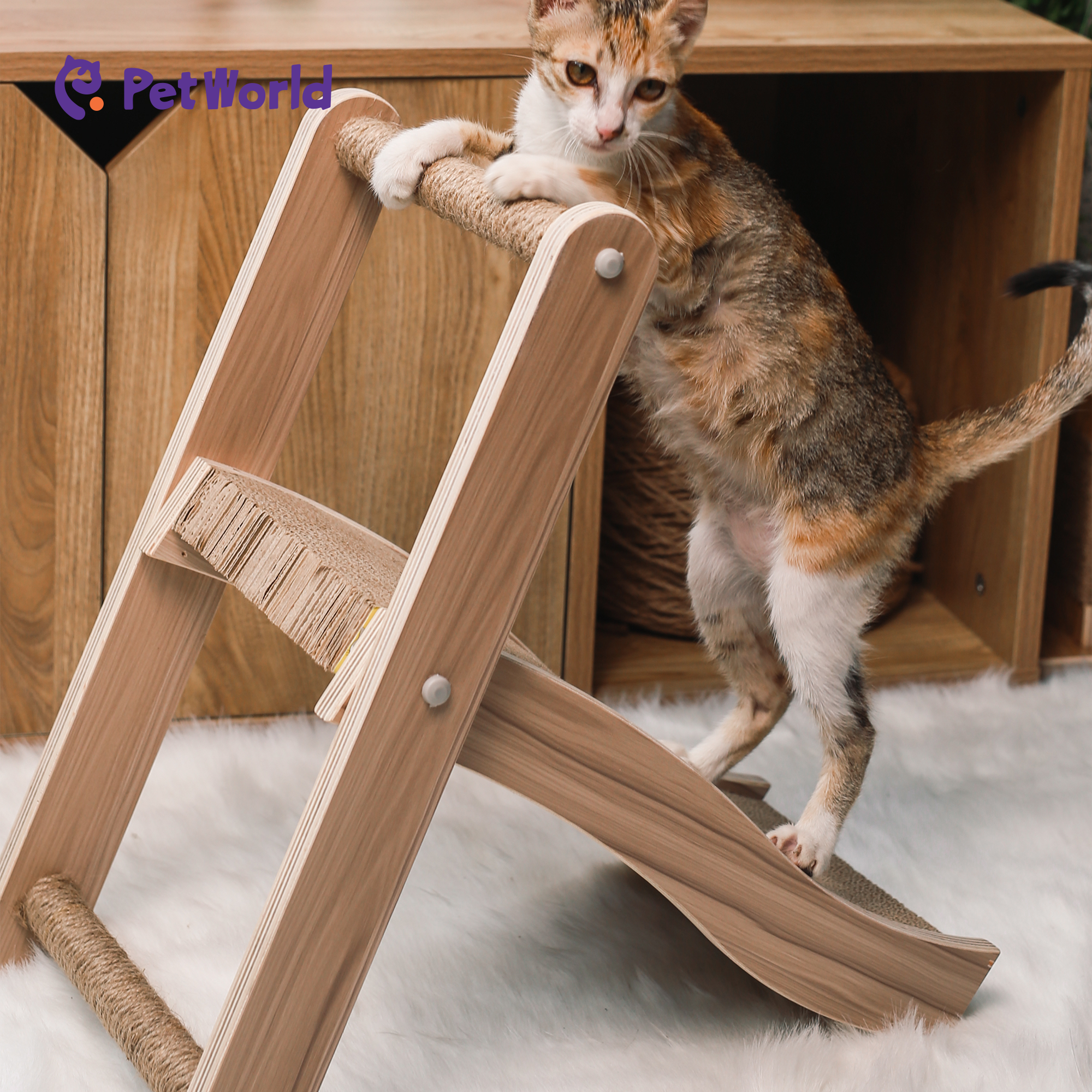 CST001 Eco-Friendly Incline Corrugated Cat Scratcher_03