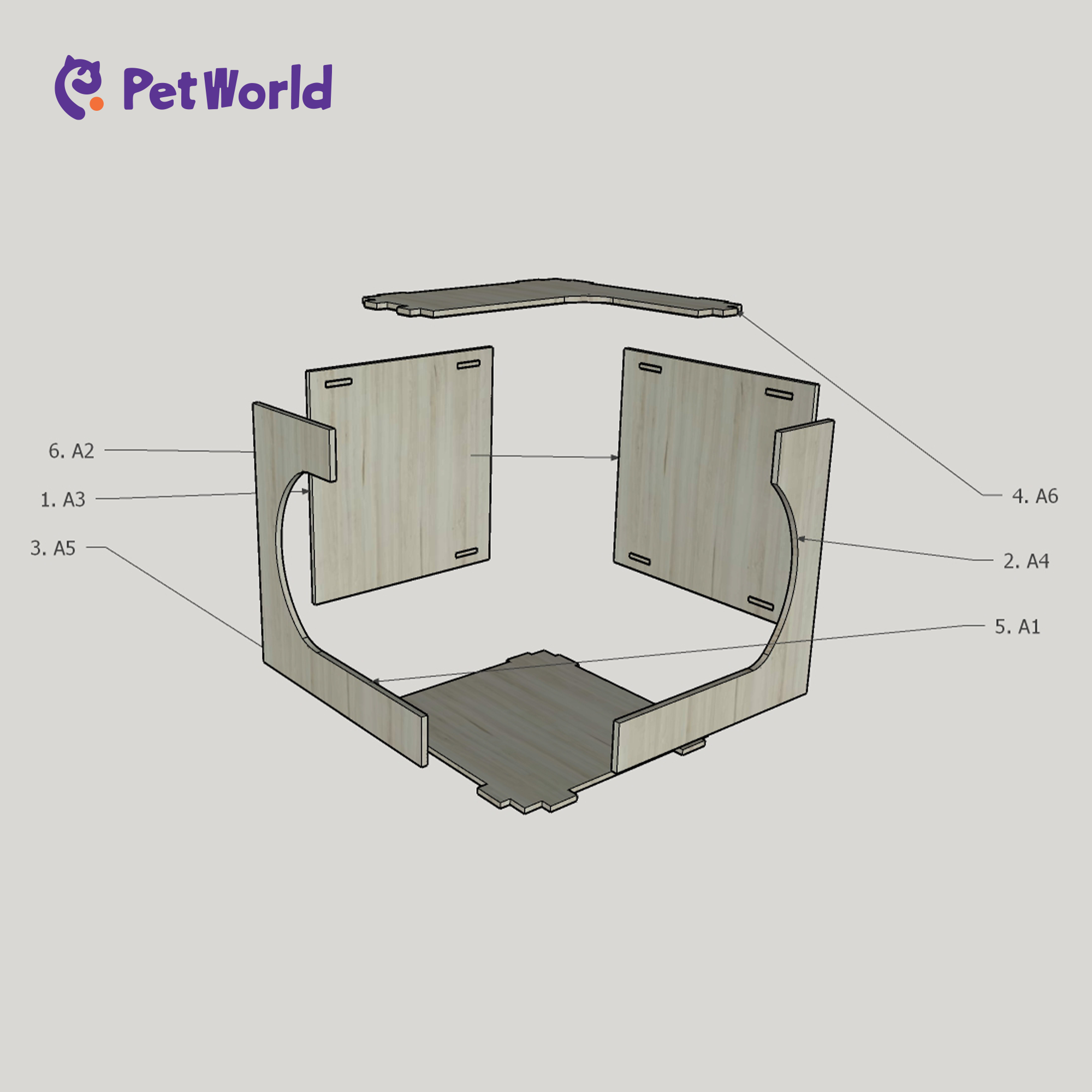 Cozy Haven Walled Pet Bed_06