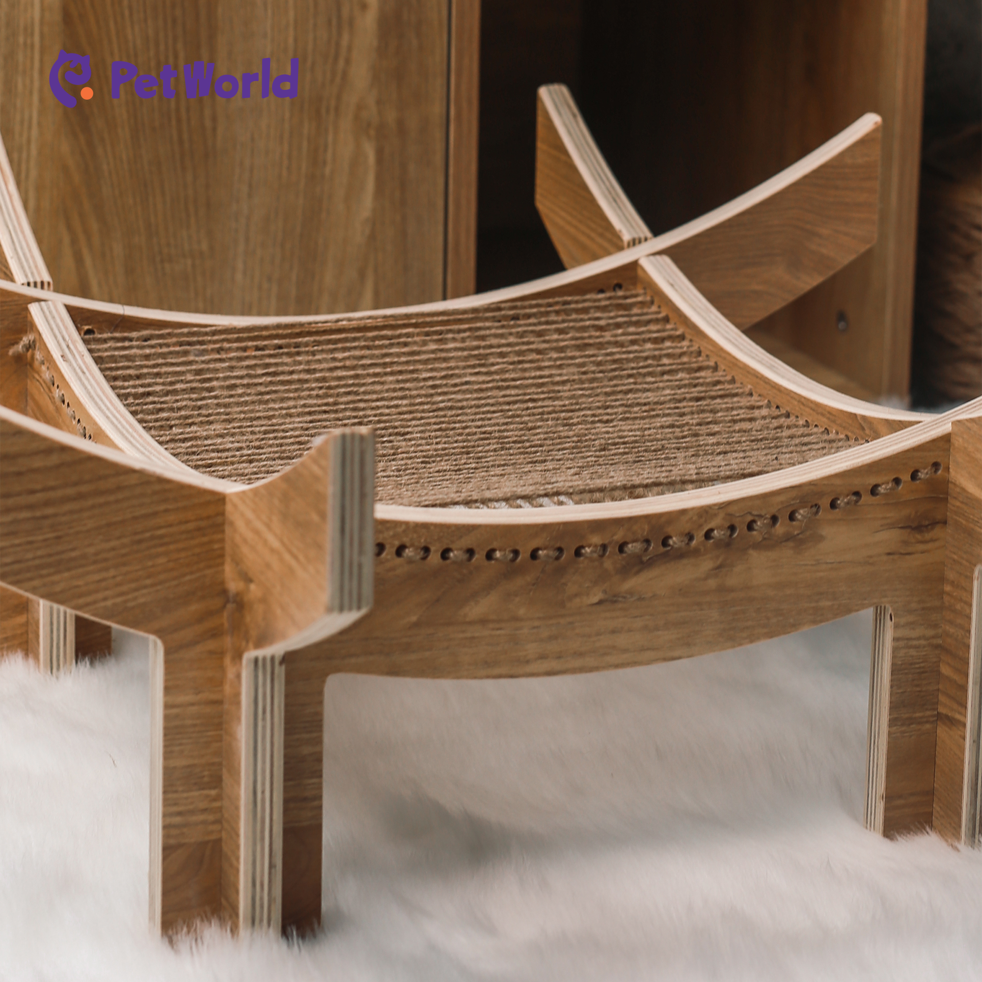 Modern Wooden Pet Lounge Chair_05